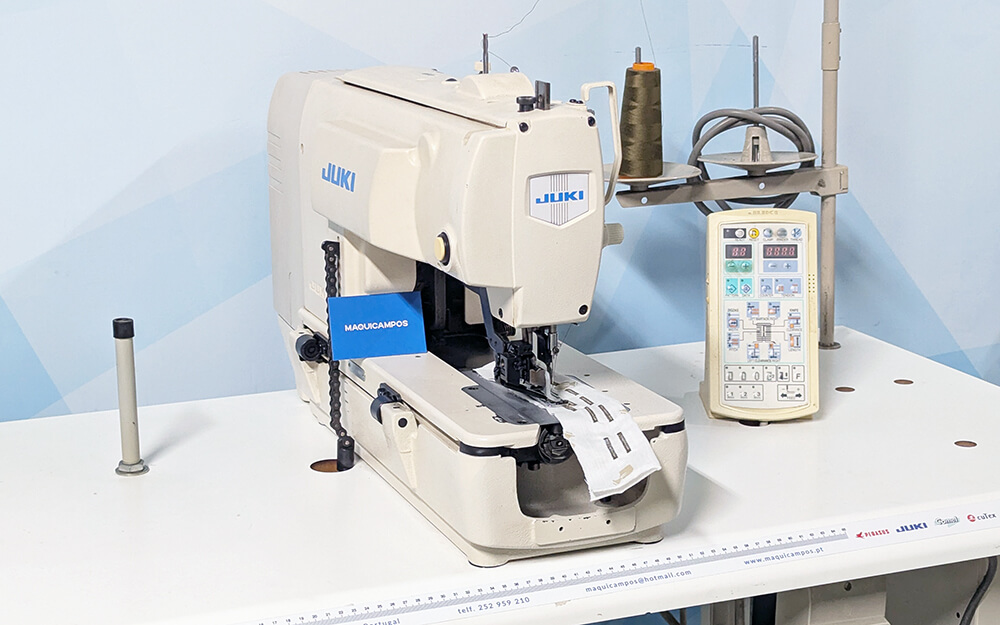 Juki LBH-1700 M&aacute;quina de Coser Ojales Eletr&oacute;nica