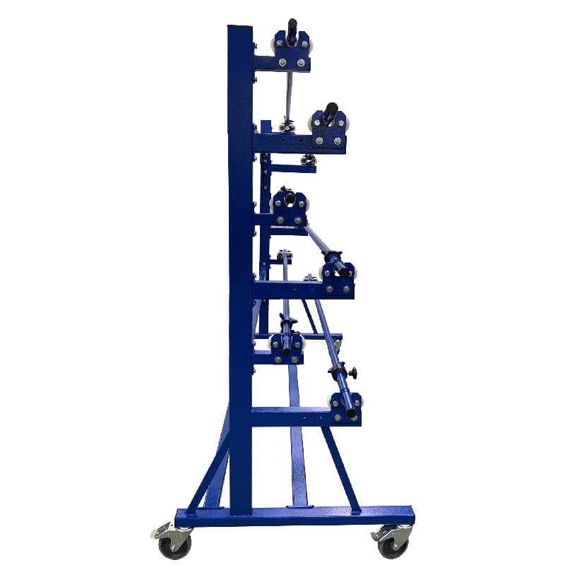 Rexel LS-6/HD Heavy-Duty Material Roll Rack for 6 Rolls