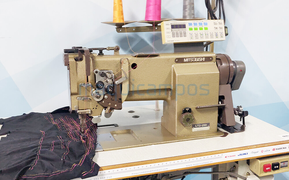 Mitsubishi LT2-250 Double Needle Lockstitch Sewing Machine