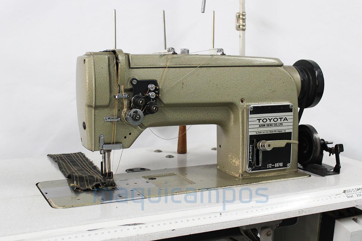 Toyota LT2-AD740 Lockstitch Sewing Machine (2 Needles)