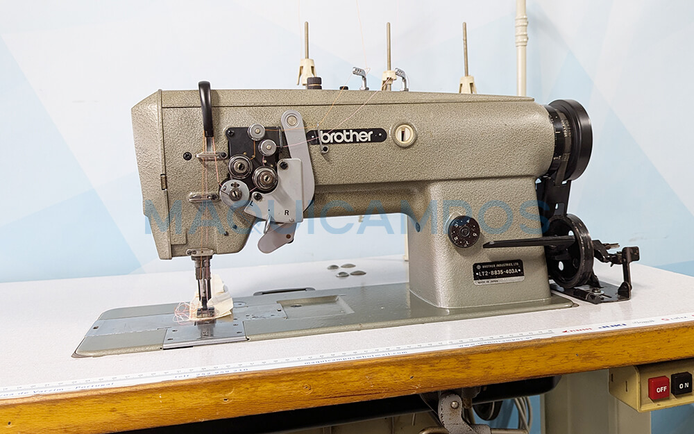 Brother LT2-B835-403A Máquina de Coser Pespunte de Doble Arrastre