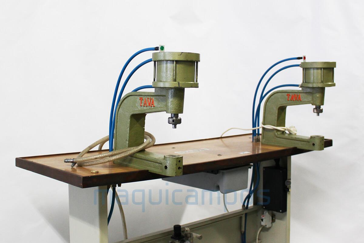 TAVA Máquina de Pregar Molas de 2 Cabeças