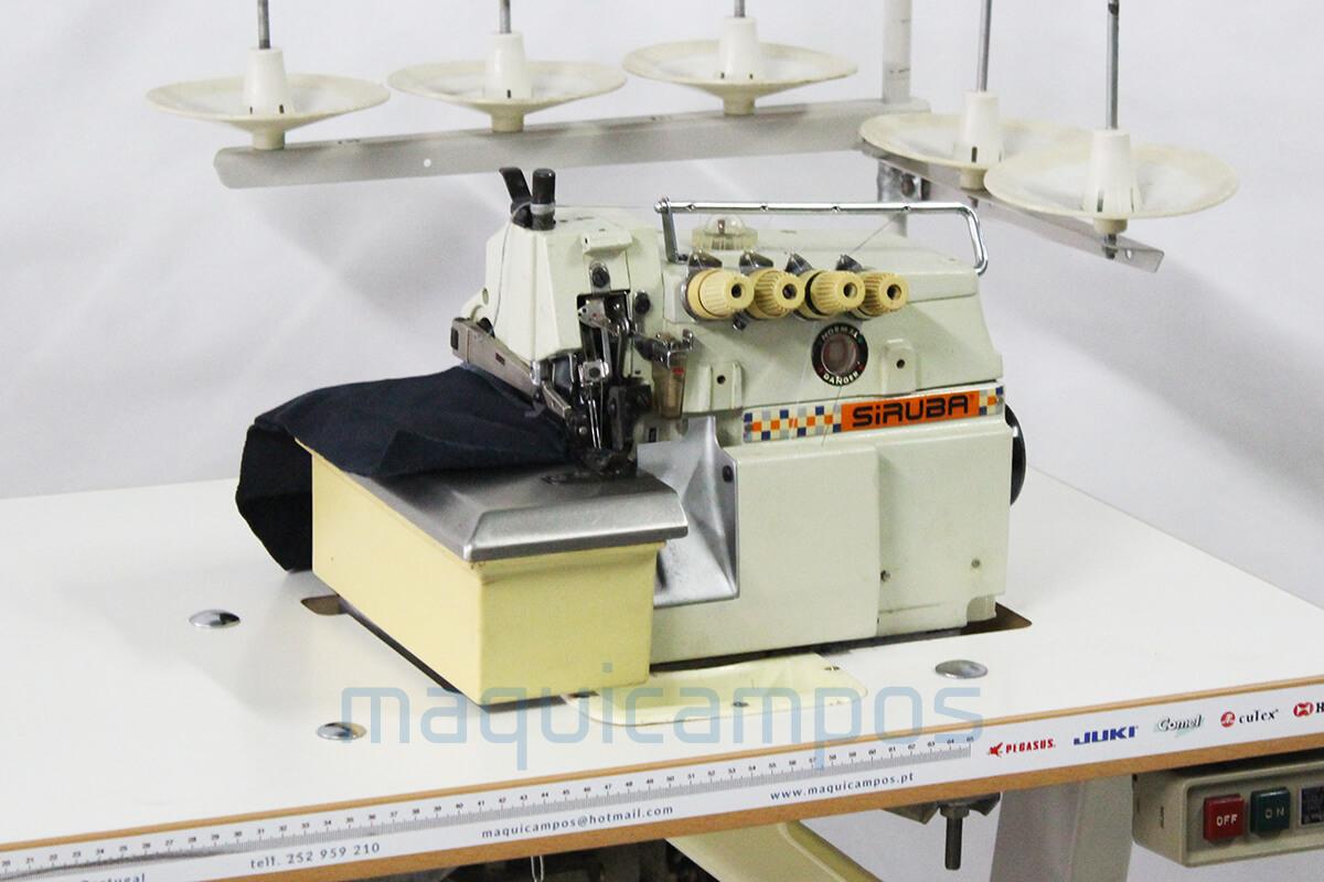 Siruba Máquina de Costura Corte e Cose (5 Fios)