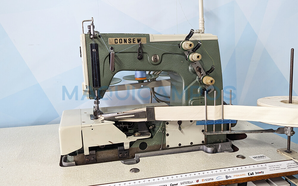 Consew Máquina de Coser Collarete (3 Agujas)