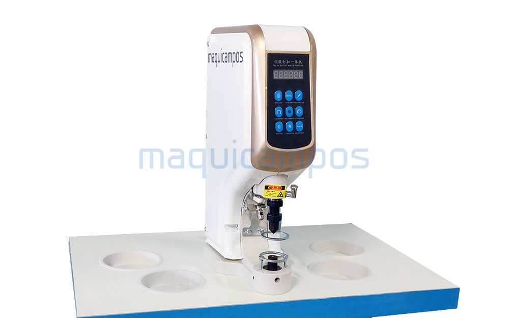 Maquic MC-302 Máquina de Remaches y Cubrir Botones Semi-Automática