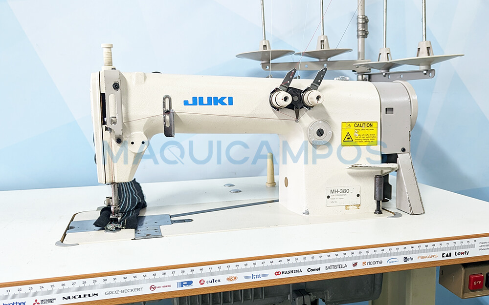 Juki MH-380 Máquina de Costura Paralela de 2 Agulhas