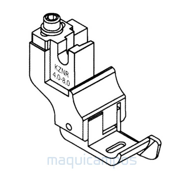 MKZN-R 4.0-8.0mm Compensating Right Foot Lockstitch