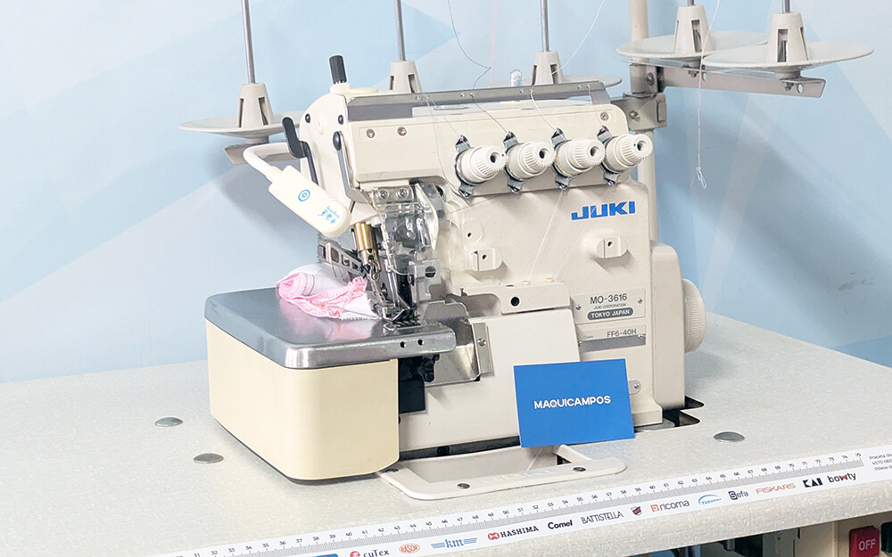 Juki MO-3616 M&aacute;quina de Costura Corte e Cose (2 Agulhas)