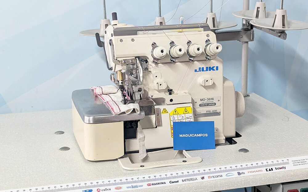 Juki MO-3616 M&aacute;quina de Costura Corte e Cose (2 Agulhas)