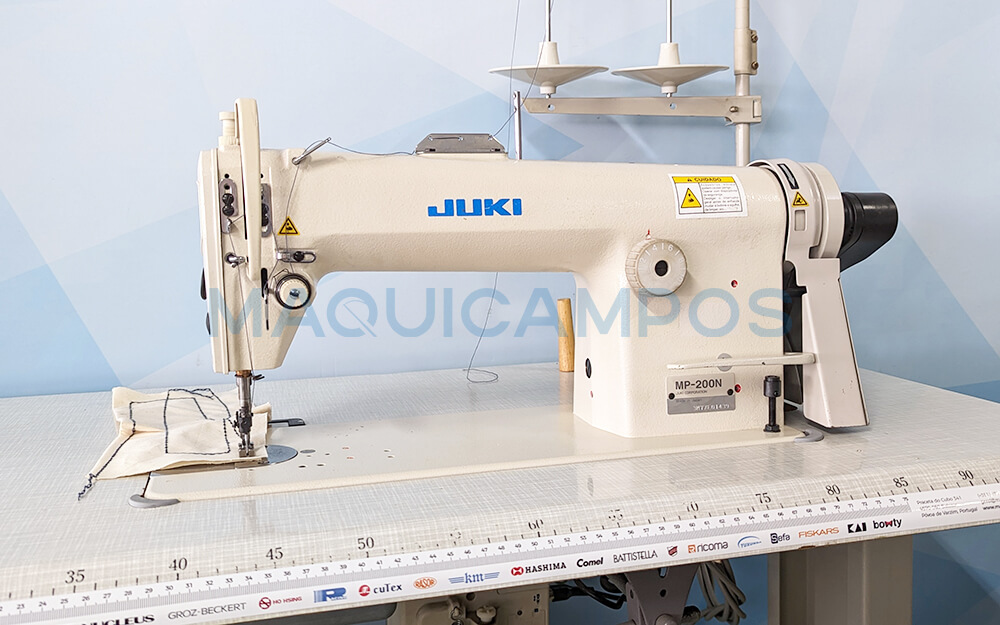 Juki MP-200N Máquina de Costura de Pic-Pic e Ponto de Cadeia (2 Agulhas)