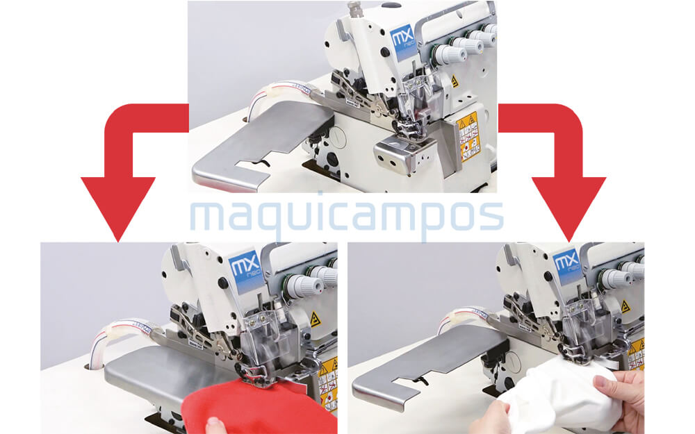 Pegasus MX5114-03/333N Máquina de Costura Corte e Cose de Base Cilíndrica
