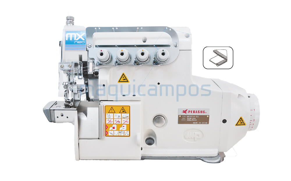 Pegasus MX5114-03/333N Cylinder Bed Overedger Sewing Machine