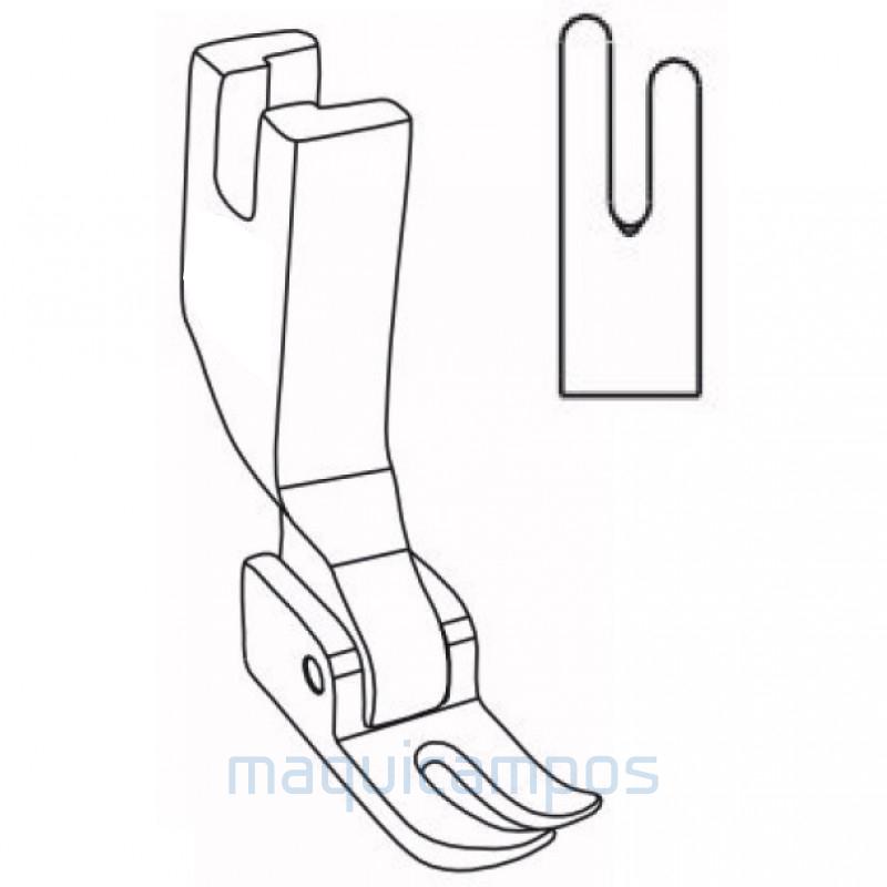 P58N Zipper Presser Foot Lockstitch