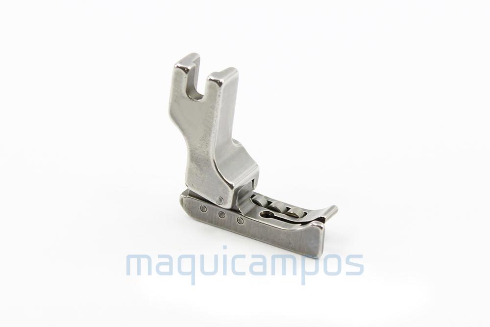 R-811L 1/16 Left Presser Foot with Fixed Guide and Roller Lockstitch