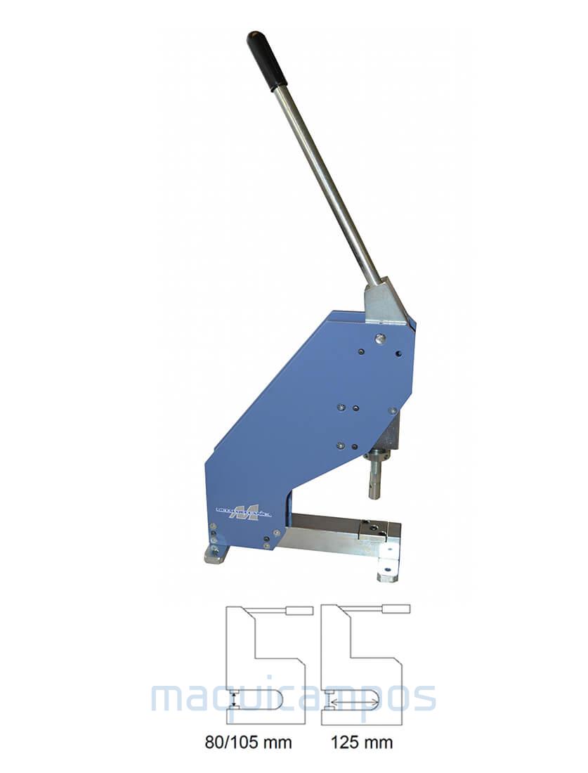 METALMECCANICA S80 Hand Snap Press Machine With Knee-Operated Lever