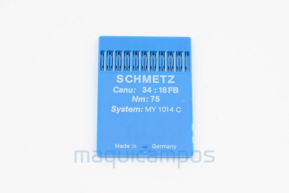 Flat-Lock Needles MY 1014 C R Nm 75 / 11 (BX 10)
