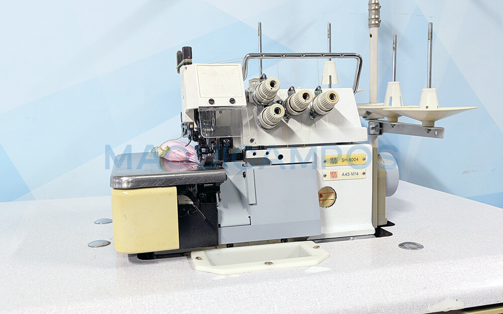 Kingtex SH-6004 Máquina de Coser Remalladora (2 Agujas)