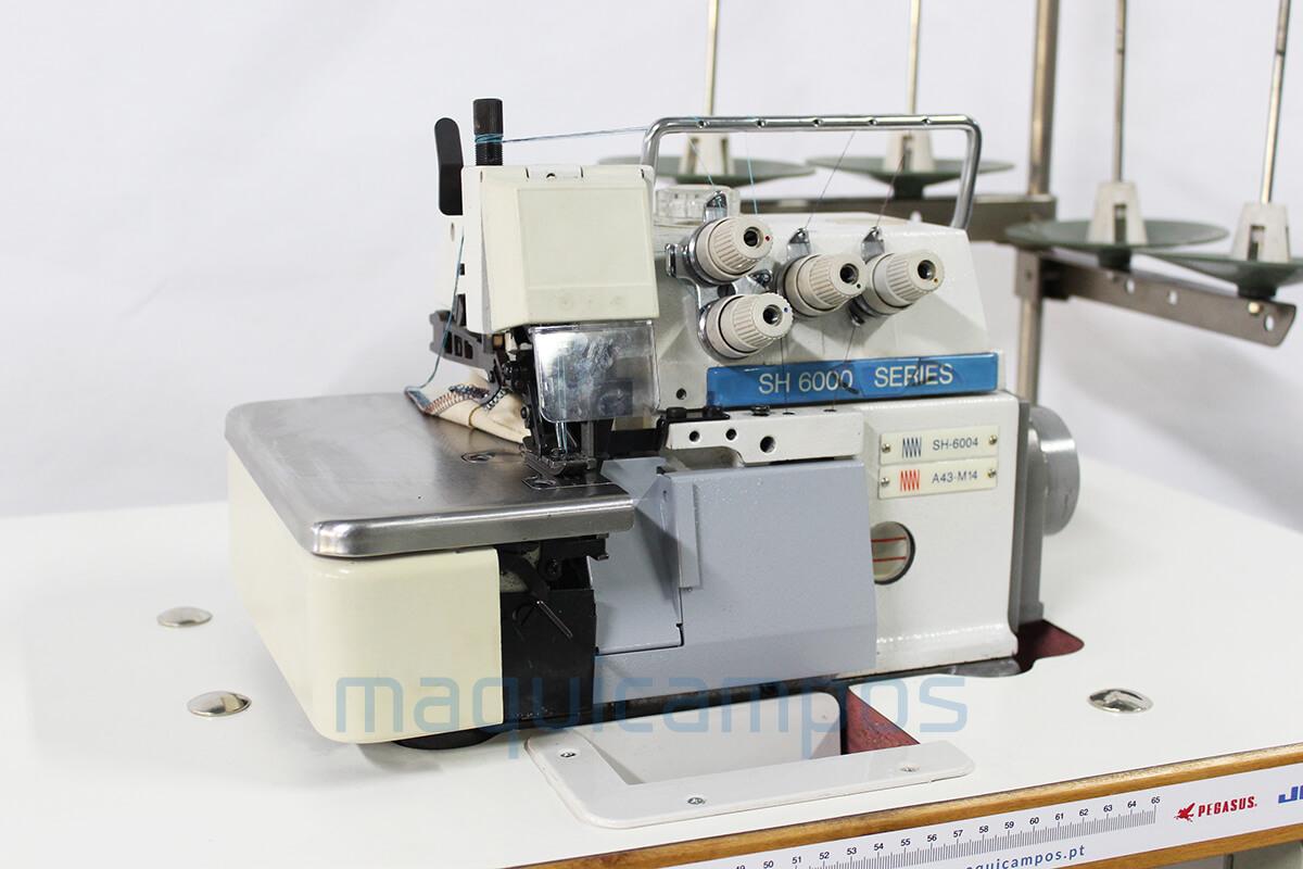 Kingtex SH6004 Máquina de Costura Corte e Cose