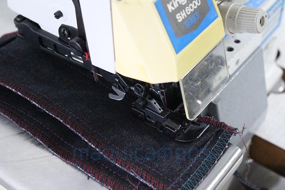 Kingtex SHG-6005 Double Needle Overlock Sewing Machine