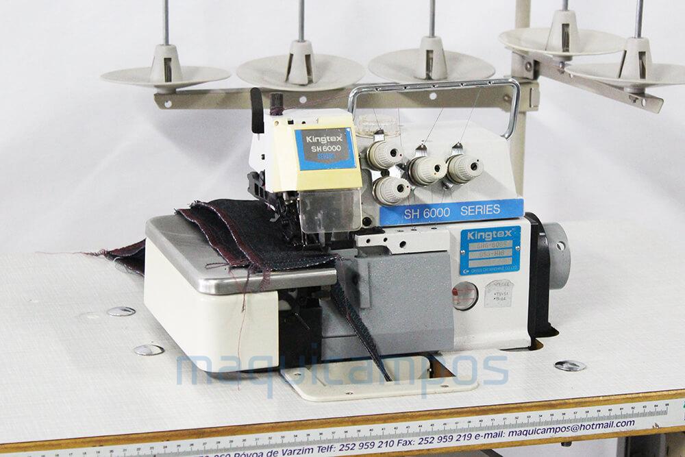 Kingtex SHG-6005 Máquina de Costura Corte e Cose (2 Agulhas)