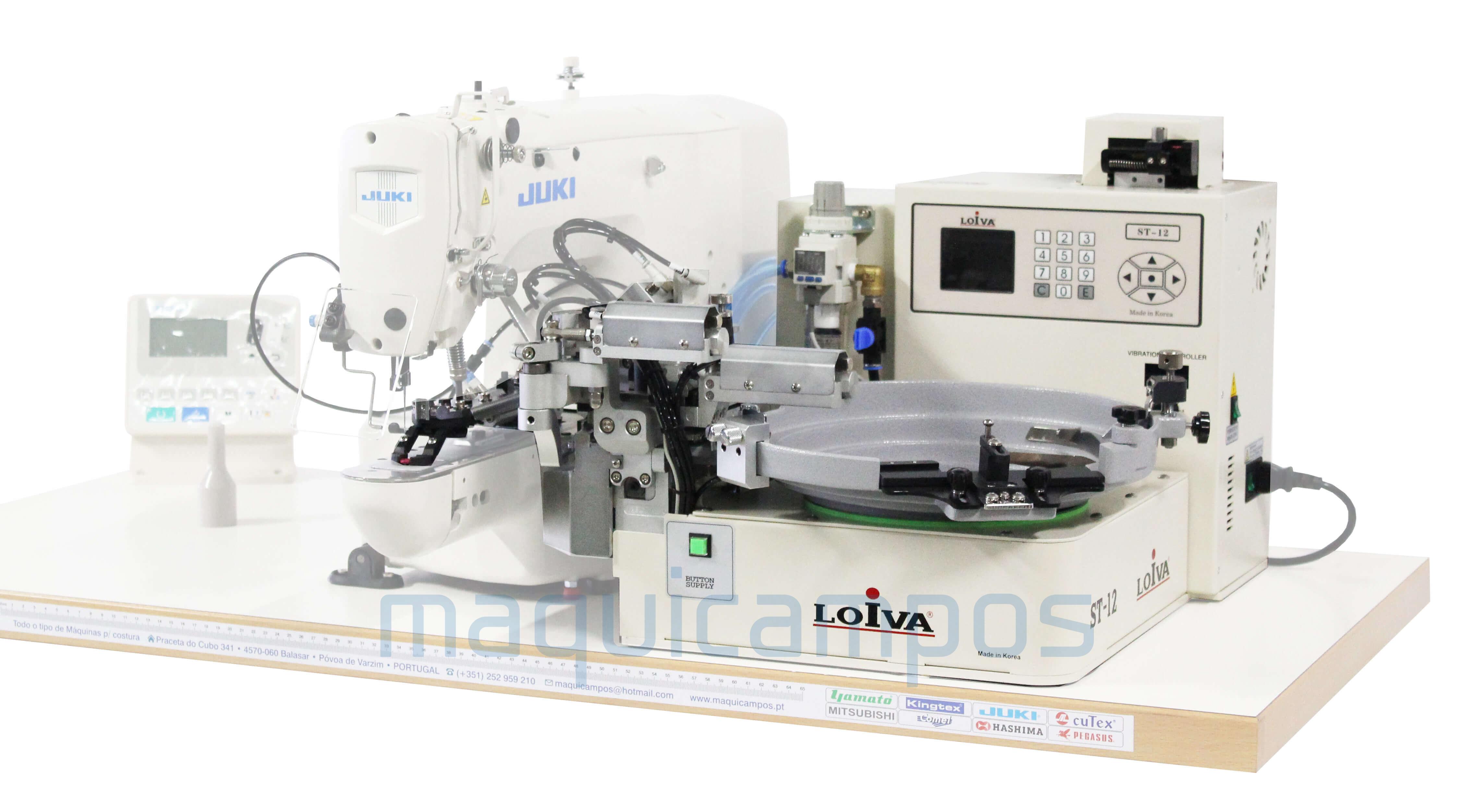 Loiva ST-12 Automatic Button Feeder for Button Sewing Machine