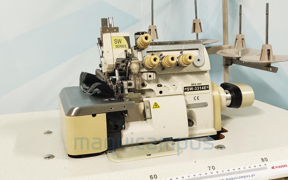 Sewmaq SW-33143 Máquina de Costura Corte e Cose (2 Agulhas)