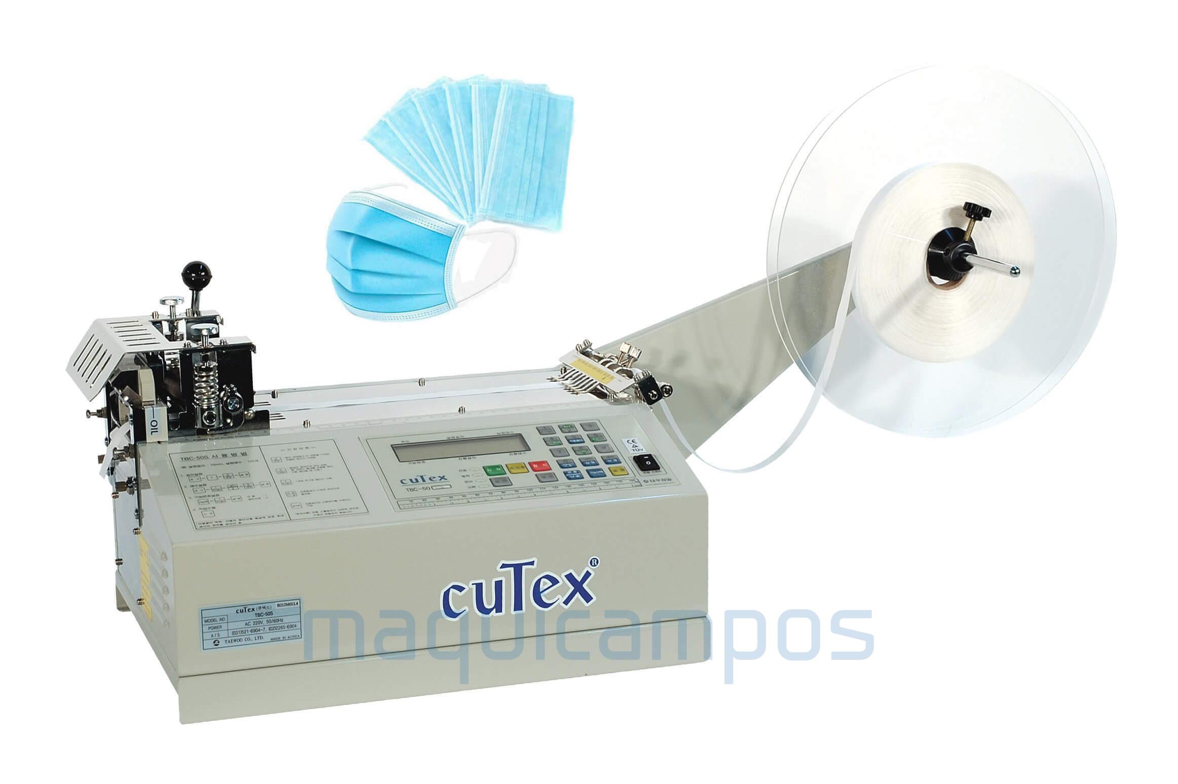 Cutex TBC-50 Máquina de Cortar Máscaras Cirúrgicas