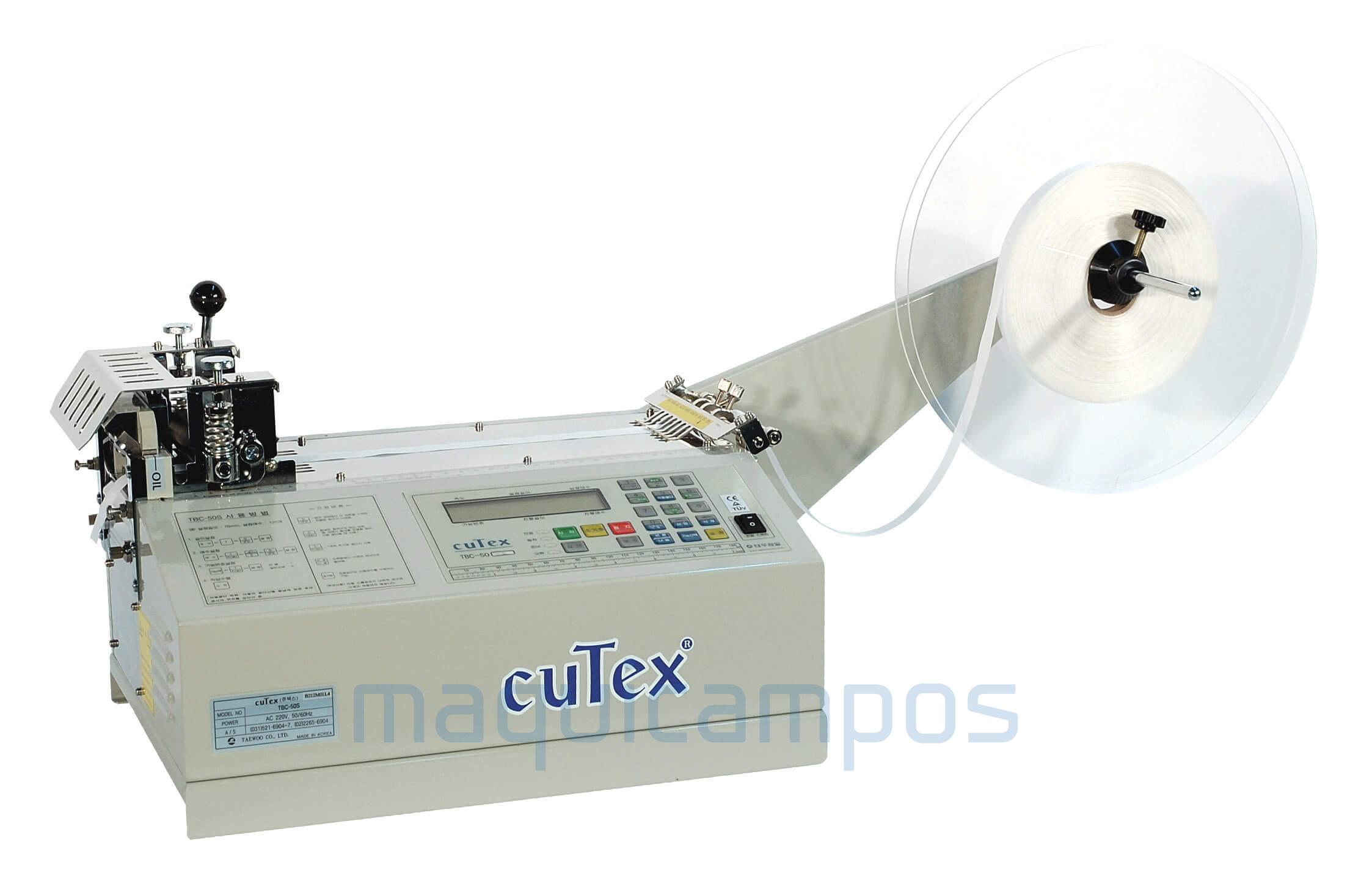 Cutex TBC-50 Velcro Tape Round Cold Cutting Machine