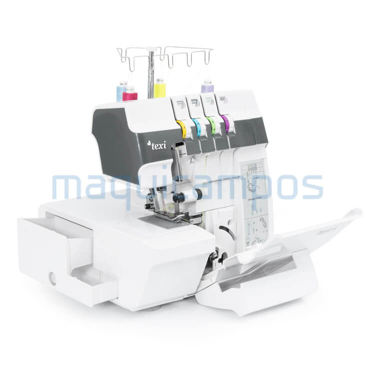 Texi TEGRA 4 2, 3, 4-Thread Overlock Sewing Machine for All Types of Materials