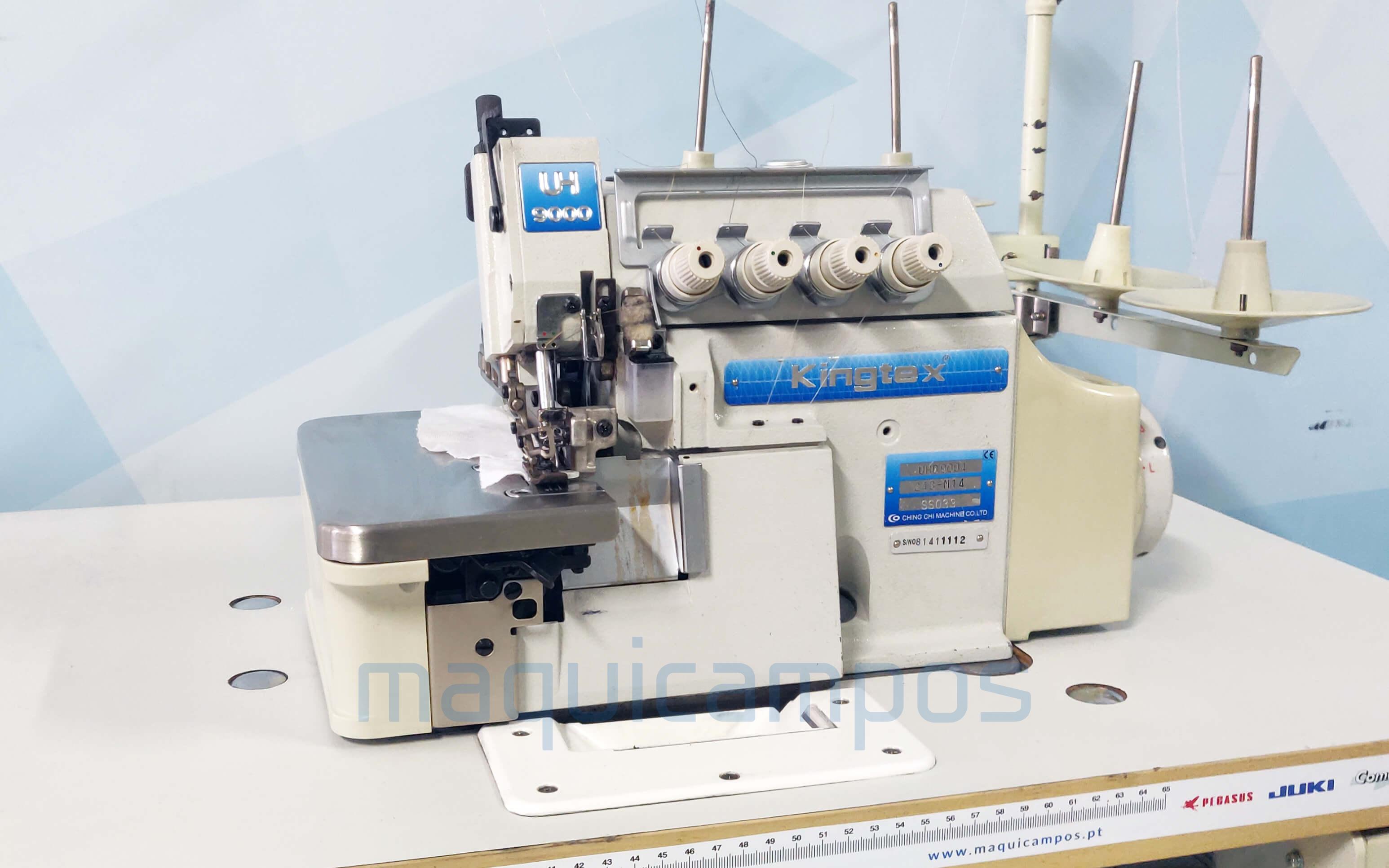 Kingtex UHD-9004 Máquina de Costura Corte e Cose (2 Agulhas)