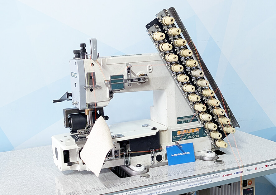 Siruba VC008-12064P M&aacute;quina de Costura de 12 Agulhas