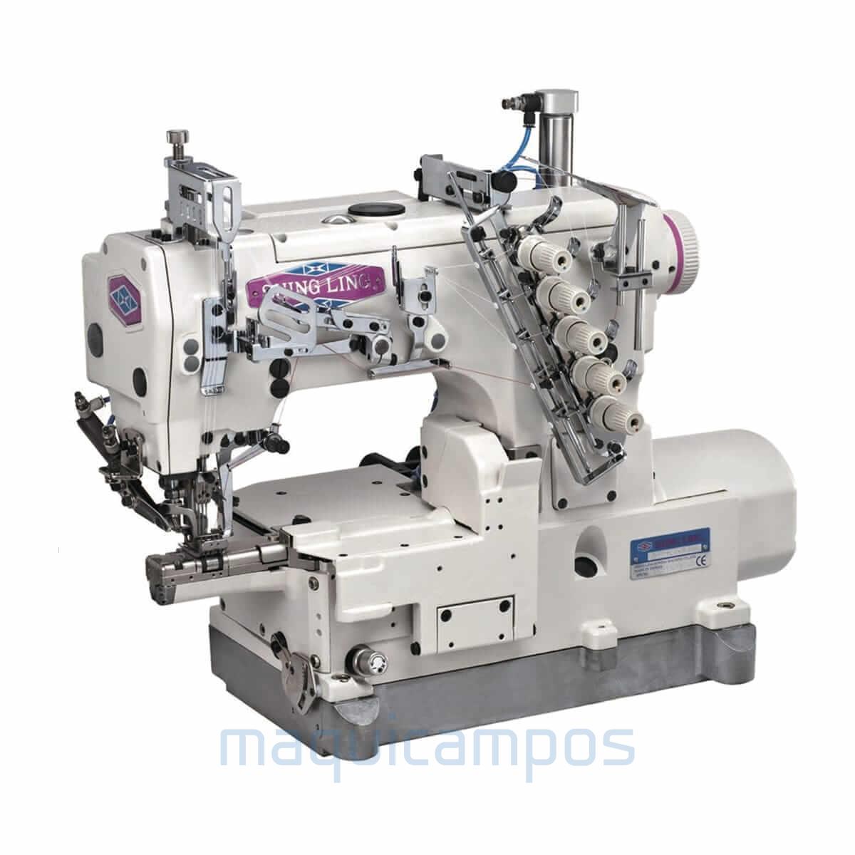 Shing Ling VG-999ES-AST-TF-DS Interlock Sewing Machine Extremely Small Cylinder-bed