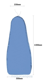 Tecido Azul para Bico de Pato<br>330*1300*500mm