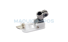 3-Needle Interlock Presser Foot in Teflon with Adjustable Guide (5.6)