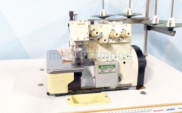 Yamato AZ8020H-Y6DF<br>Máquina de Costura Corte e Cose (2 Agulhas) com Corte de Linha e Saco de Desperdícios