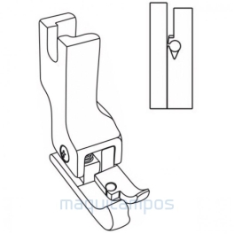 CL 1/32K<br>Calcador Compensador Esquerdo<br>Ponto Corrido (Tecidos Finos)