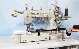 Brother FD4-B272<br>Máquina de Coser Collarete (3 Agujas)