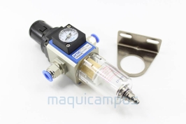 Air Filter Regulator with Manometer and Support with Racord