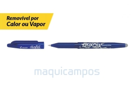 Pilot Frixion Ball<br>Bolígrafo Removible por Calor / Vapor<br>Color Azul