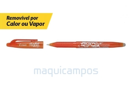 Pilot Frixion Ball<br>Caneta Removível por Calor / Vapor<br>Cor Laranja