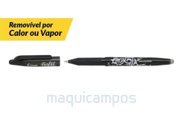 Pilot Frixion Ball<br>Bolígrafo Removible por Calor / Vapor<br>Color Negro