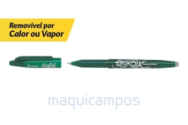 Pilot Frixion Ball<br>Bolígrafo Removible por Calor / Vapor<br>Color Verde