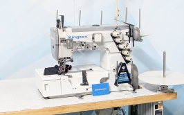 Kingtex FT6503-0-56M<br>Máquina de Costura de Colarete (3 Agulhas)