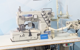 Kingtex FT7003/0356M/TCP-1<br>Collarett Sewing Machine with Side Feeder Racing