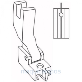 MCF-518NS<br>Invisible Zipper Presser Foot<br>Lockstitch