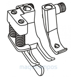 MGL367H 6mm<br>Prensatelas Compensador Izquierdo<br>Durkopp Adler Triple Arrastre