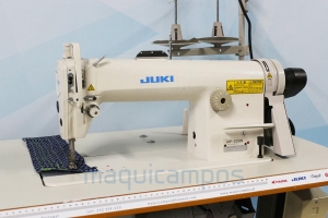 Juki MP-200N<br>Máquina de Costura de Pic-Pic e Ponto de Cadeia (2 Agulhas) com motor Efka