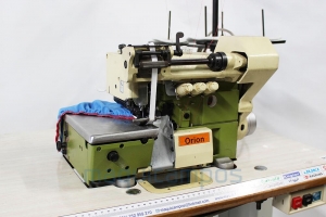 Rimoldi Orion 627-34-1TD-02<br>Máquina de Costura Corte e Cose c/Alimentador de Elástico