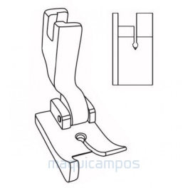 P810 1/32<br>Prensatelas Punto Preso Derecho con Tabla<br>Pespunte