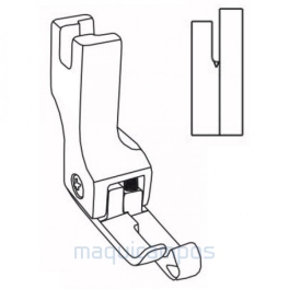 RF 1/16N<br>Right Compensating Foot<br>Lockstitch (Thin Fabrics)